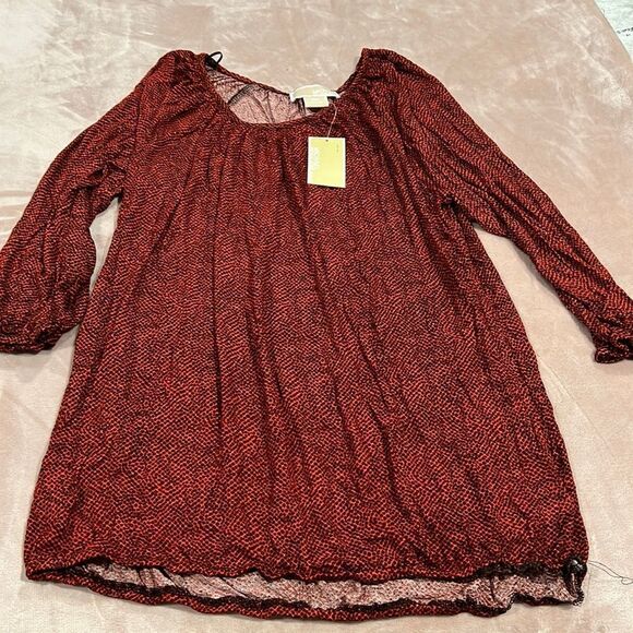 Michael Kors, red blaze shirt size OX - Picture 1 of 3